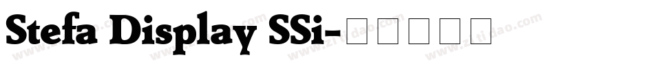 Stefa Display SSi字体转换